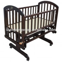 New born baby cradle swing bed