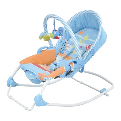 New Style 2 in 1 Portable Baby Cradle Swing and Baby Rocker Sleeper with Toys and Lullaby