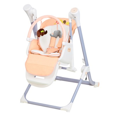 2020 Factory OEM 2 in 1 Adjustable Baby Dining Chair Electric Baby Swing Multifunctional Feeding Chair for Baby