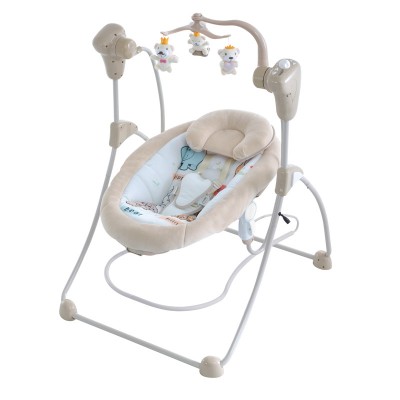 Comfortable Adjustable Electric Baby Crib Rocker Beds