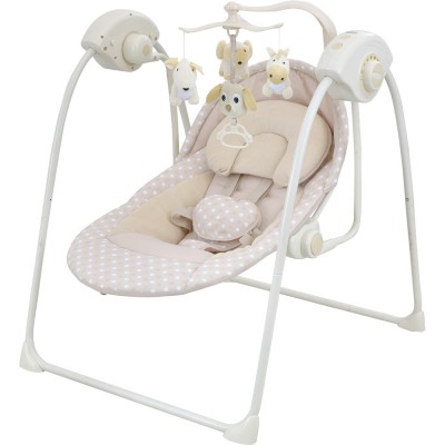 Plastic frame toys baby swing with bigger seat