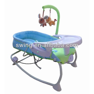 3 in 1 sleep baby rocker or baby bouncer or baby electric swing,baby sleep cradle/electronic cot/baby vibration bouncer