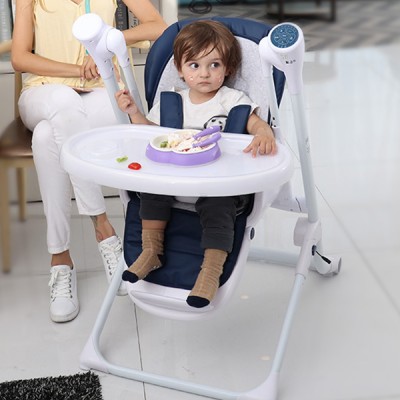 Factory supplier baby chair with electric and foldable 2 in 1 kids dining chair accepted 1pc sample