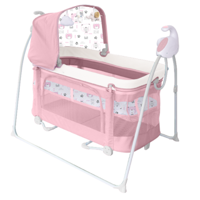 Baby Electric Bassinet and Baby Cradle Swing 2 in 1, Electric Baby Cribs